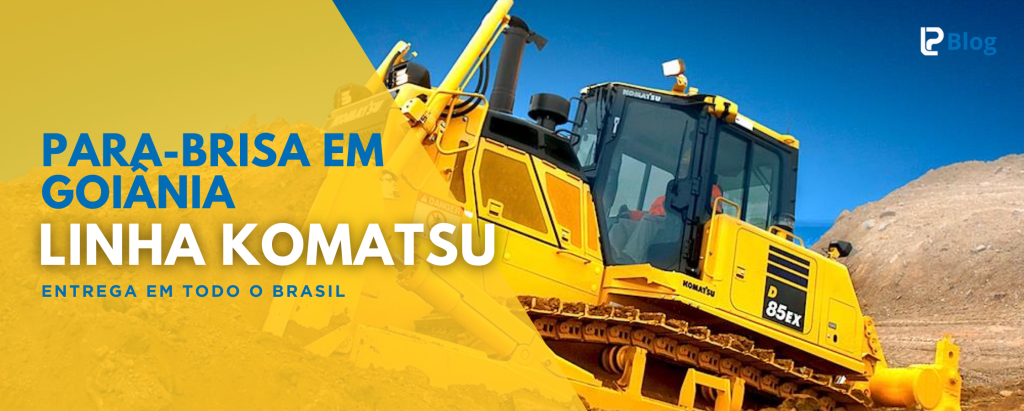 Para-brisas para Retroescavadeiras Komatsu