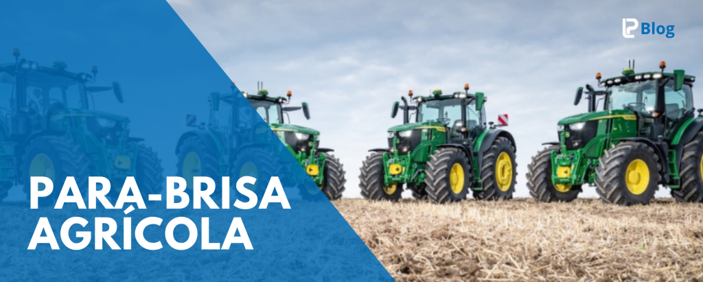 Instalação de para-brisa agrícola em trator John Deere realizada em Goiânia com suporte técnico do VidrosTrator
