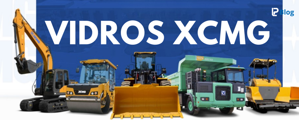 Instalação de vidro XCMG OEM realizada pelo time técnico do VidrosTrator em Goiânia